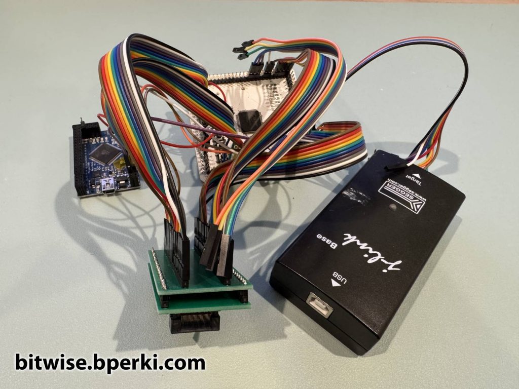 Connecting a CPLD breakout to a Flash breakout